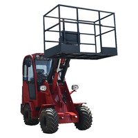 Mini-chargeuse frontale ZL910, 1 tonne, commande par joystick compacte, flèche télescopique, moteur, pompe SAUER DANFOSS, équipement de construction