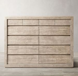 Armoire à seaux en bois massif de style rural américain, commode de chambre, simple, classique, pour villa, meubles personnalisables - Product Image 2