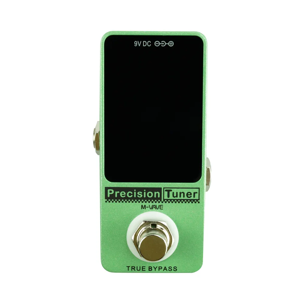 M-VAVE Precision Guitar Tuner Pedal Display LED com True Bypass para guitarra cromática Tuner