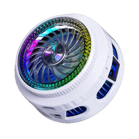 Accessoires de jeu rechargeables, ventilateur RGB à charge filaire, refroidisseur de téléphone portable de haute qualité, refroidisseur de téléphone pour jeux
