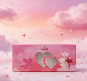 Cajas de Dulces Personalizadas con Impresión a Todo Color, Cajas de Regalo de Cartón para Dulces del Día de San Valentín con Inserto - Product Image 4