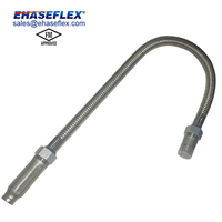 Tuyau flexible d'incendie en acier inoxydable SUS304 pour plafond suspendu commercial, accessoire d'équipement de lutte contre l'incendie certifié ISO/FM