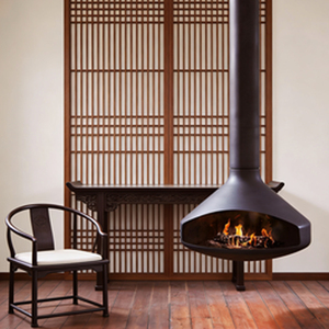 <span class=keywords><strong>Barbecue</strong></span> circulaire suspendu moderne en acier à haute teneur en carbone avec ventilation verticale, <span class=keywords><strong>foyer</strong></span> intérieur OEM à 360 degrés - Product Image 6