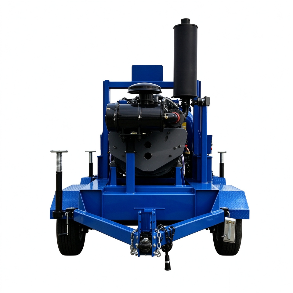 Neme Racking Camion pompe diesel drainage rack ouvert T-10TC, pompe eaux usees ...