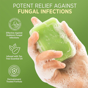 Private Label Wholesale Natural Moisturizing Handmade Antifungal <strong>Antibacterial</strong> Chamomile Tea Tree <strong>Soap</strong> <strong>for</strong> Athlete's Foot - Product Image 5