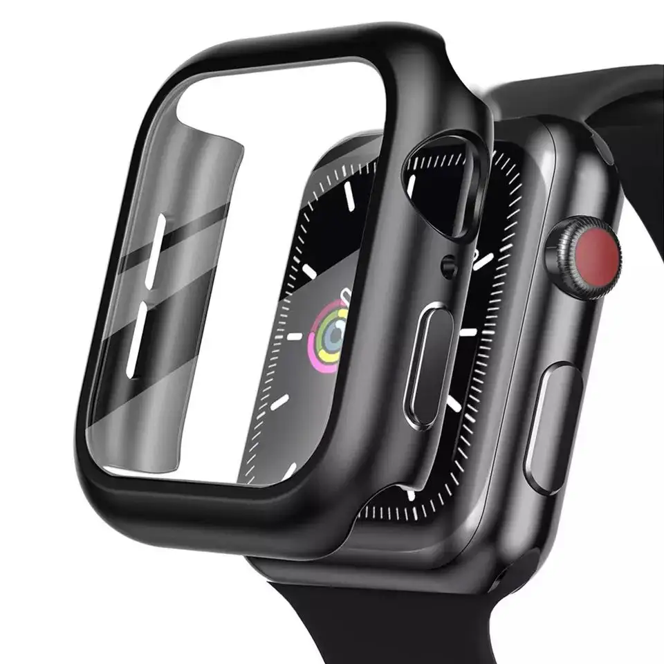 Suitable for apple iwatch6 watch case PC toughened film 360-degree all-inclusive protection against falling watch case