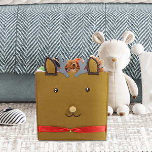 Panier de rangement pliable carré en feutre pour vêtements, vente en gros d'usine, moderne, 1 couche, capacité de charge 5-10 kg - Product Image 2