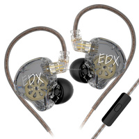 Audífonos KZ ZS10 PRO X para Juegos, Controlador Híbrido 1DD+4BA, Efectos de Sonido Envolventes, Baja Latencia, Cableados, 3.5mm Tipo-C