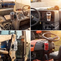 Support de tasse magnétique robuste et portable, accessoires magnétiques pour boissons pour tapis roulant, tracteur, tondeuse, camion, bus, réfrigérateur
