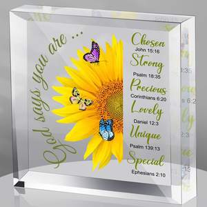 Manufacturer Custom Transparent Acrylic Christian Inspirational Gifts for Women Gifts - Product Image 1