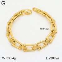 Pulsera de Cadena de Acero Inoxidable con Baño de Oro de 18K y Diamantes de Circonio Cúbico, Estilo Bohemio, Resistente al Deslustre y al Agua, con Ojo Turco de la Buena Suerte