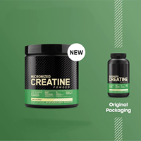 Créatine monohydrate pure en poudre, complément alimentaire pour la musculation, pour la force et l'amélioration des performances, créatine monohydrate en poudre