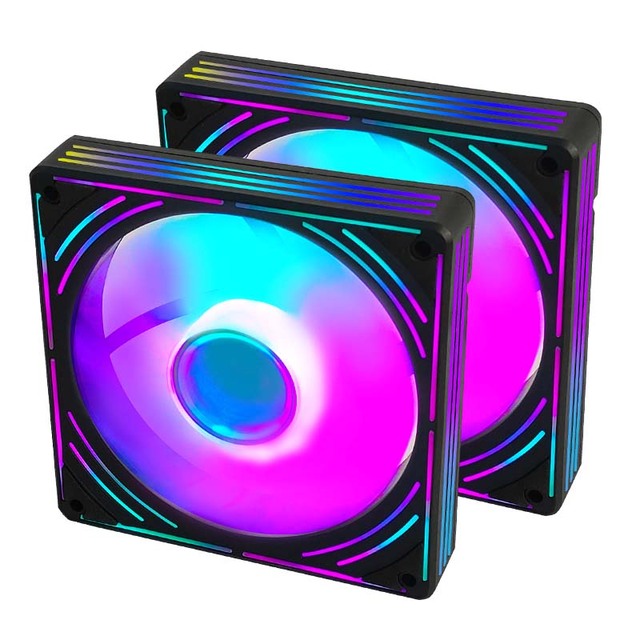 MANMU OEM Cooling Fan Rgb Computer Case Ventilation Fans Rgb Pc Fan Kit 120mm Cooler