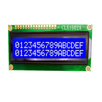 Module LCD à caractères négatifs et positifs, série I2C STN graphique 1602 jaune vert/bleu écran LCM avec rétroéclairage LED blanc