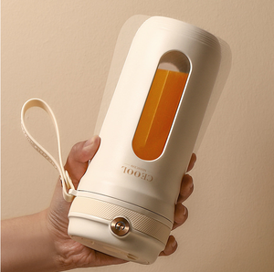 Venta al por mayor portátil USB exprimidor y licuadora de una mano Mini inalámbrico Bluetooth inteligente 350ml de capacidad de uso doméstico Material plástico - Product Image 3