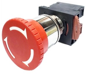 Botón de Parada de Emergencia de Alta Visibilidad con Cabeza de Hongo de Dos Secciones y Identificación Rápida para Aviación - Product Image 1