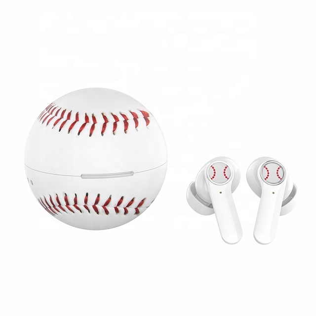 Touch Control In-Ear Handsfree Football Baseball Stereo Basketball Bluetooth Wireless Earphones Headphones Headsets