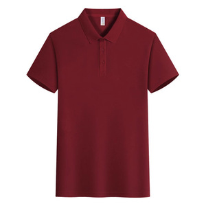 เสื้อโปโลผ้าไอซ์ซิลค์คอตตอนแบบสั่งทำพิเศษ แขนสั้น สีพื้น ซับเหงื่อ ระบายอากาศ ใส่ได้ทุกวัน ใช้เป็นยูนิฟอร์มหรือเสื้อผ้าส่งเสริมการขาย - Product Image 1