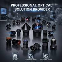 Objectif de vision arrière 6G en verre intégral, résolution 3MP, longueur focale 2,8 mm, grande ouverture 2,5 mm TTL 17 mm pour voitures
