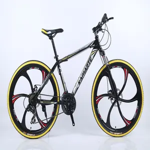 2023 26inch 27speed bicicletas folding bicycle foldable mountain bike 26 inch 21speed Disk Brake 6 knife one wheel mountain bike