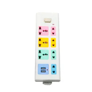 OSWELL Factory wholesale of new color universal sockets with USB socket expansion socket and French plug UK standard