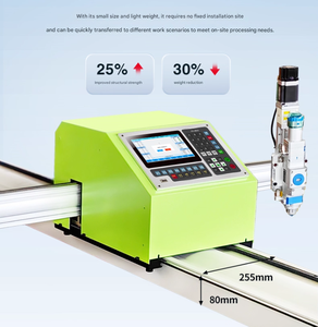 Nouvelle machine de découpe laser à fibre portable 3 axes TPL2025Q, système 600-2000W, compatible DXF/AI/LAS/G-CODE, pour la découpe de métaux/acier - Product Image 3