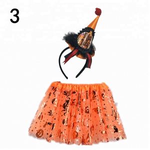<b>Headband</b> Skirt for 3 Years Old Girl Halloween Party Supplies - Product Image 4