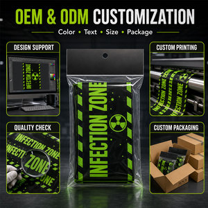 Nastro Adesivo Personalizzato per Halloween con Stampa Personalizzata, Colore <span class=keywords><strong>e</strong></span> Testo a Scelta - Product Image 6