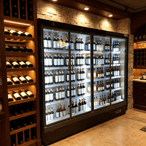 Vetrina Refrigerata per Uso Commerciale con 4 Porte per Latticini, Bevande, Panini e Torte - Product Image 4