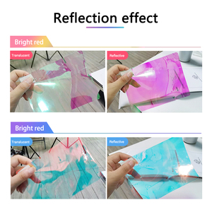 Chamäleon selbst klebende Dekoration Dichroic Rot Blau Holo graphic Rainbow Shopping Mall Handels büro Glasfenster Tönung Film - Product Image 6