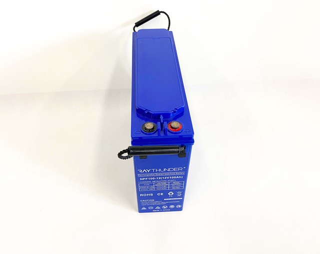 Raythunder NPF100-12 12V 100Ah LiFePO4 Deep Cycle Marine Battery with Copper Terminal 1500 Cycles