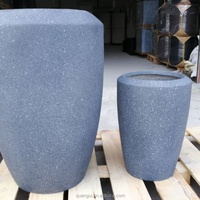 Pot de fleurs suspendu moderne en fibre de verre écologique Japandi de luxe 2024, grand pot de fleurs d'intérieur, kit de plantation avec trou de drainage, jardin d'intérieur