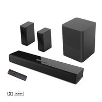 Barra de Sonido Inalámbrica 5.1 Canales OEM de Fábrica, Sistema de Cine en Casa con Control Remoto para TV y Computadora, Gran Venta