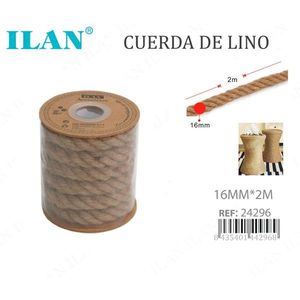 Corda di Lino Iln 16Mm X 2M Per Artigianato e Decorazione - Product Image 1