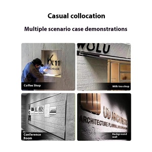 Hiện đại siêu mỏng linh hoạt mềm đá rammed trái đất hình học công bằng-phải đối mặt với bê tông nền tường xi măng đổ Hội Đồng Quản trị Veneer - Product Image 5