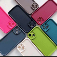 Coque de téléphone TPU simple couleur pure du fabricant Conception de trou de caméra de protection pour iPhone 16 Promax Plus Pro 15 14 13