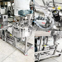 Homogénéisateur à moutarde mélange Mayonnaise faisant la machine électrique pneumatique levage haute cisaillement émulsifiant machine ketchup mélangeur