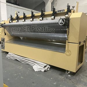 Nueva máquina plisada del fabricante HuaEn para bufanda chal volantes TR tela Plisse y Makhana para plantas de fabricación - Product Image 6