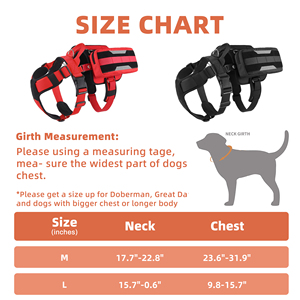 Tidak ada tarik dapat disesuaikan tiga bagian taktis harnes anjing dengan kantong, Saku, tas sadel rompi Harness anjing ransel - Product Image 6