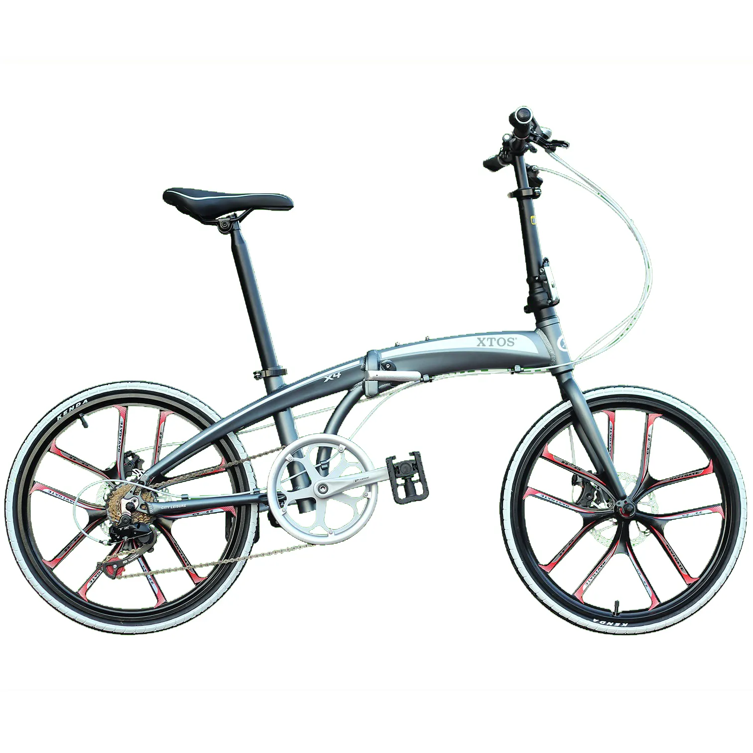 XTOS German-Designed Mini Folding Bike 20 inch Aluminum Alloy Folding Bike Men or Women Lightweight Folding bicycles