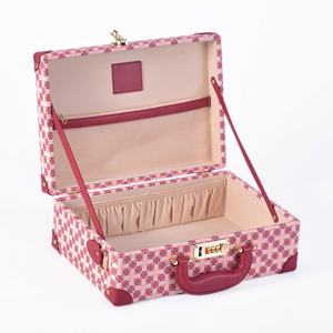 लक्जरी सूटकेस सेट फैशन निर्मित सूटकेस सामान नए सूटकेस पीवीसी स्पिनर अनुकूलित स्क्वायर यूनिसेक्स 7 दिन अनुकूलित पैकिंग - Product Image 3