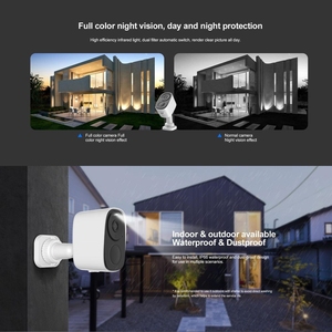 Cámara de Seguridad WiFi de 3MP con Batería, Detección Humana PIR, Audio Bidireccional, Cámara <span class=keywords><strong>IP</strong></span> para Exteriores - Product Image 6