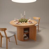 Table à manger rectangulaire moderne de luxe, extensible et pliable, en bois massif, pour 4-8-10-12-14 personnes, durable, écologique, pour la maison et l'hôtel