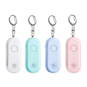 Patented 130db Siren Pocket Rechargeable Alarm System Smart GPS Tracker LED Flashlight Personal Safety Alarm with SOS Button