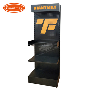 Công cụ điện phụ kiện tùy chỉnh kim loại Pegboard tầng giá phần cứng hiển thị đứng giá - Product Image 3