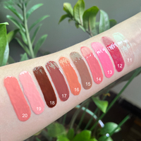 Brillant à lèvres très brillant vegan cruelty free clear lipgloss label privé lipgloss