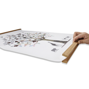 Support magnétique pour affiches en bois massif de chêne à assembler soi-même, 5x7, décoration intérieure, logo personnalisé - Product Image 2