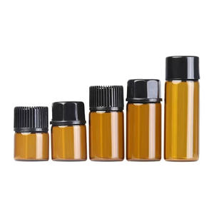 Botella de Vidrio de 1 2 3 4 5 ml para Muestras de Esencias, Botella de Aceite Esencial Color Té - Product Image 4