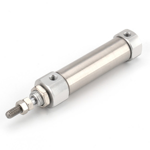 Cilindro Pneumatico Mini CDJ2B a Doppia Azione in Acciaio Inox, Alesaggio 6mm <span class=keywords><strong>10mm</strong></span> 16mm, Corsa da <span class=keywords><strong>10mm</strong></span> a 100mm - Product Image 2