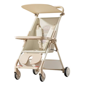 2024 Newest <strong>Double</strong> Push Handle Extra Wide Eco-friendly Aluminium Alloy Tricycle Kids Metal Baby <strong>Stroller</strong> 6 in 1 Foldable - Product Image 4